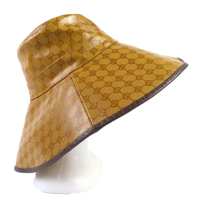 Gucci×adidas Gucci×adidas 22AW 703821 Trefoil GG Pattern Wide Brim Bucket Hat