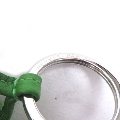 Hermes Carmen Unodos Aniomiro Fringe Key Holder Key Charm Bag Charm Vert Yucca