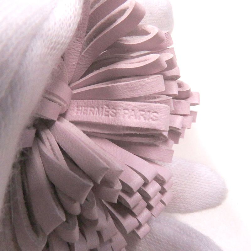 Hermes Carmen Unodos Aniomiro Fringe Key Holder Key Charm Bag Charm Vert Yucca