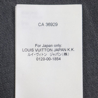 Louis Vuitton 22AW Wool Cotton Embossed Karakoram Pajama Trousers Pants Gray