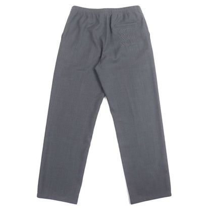 Louis Vuitton 22AW Wool Cotton Embossed Karakoram Pajama Trousers Pants Gray