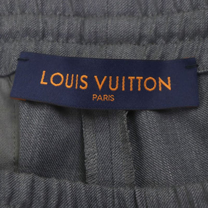 Louis Vuitton 22AW Wool Cotton Embossed Karakoram Pajama Trousers Pants Gray