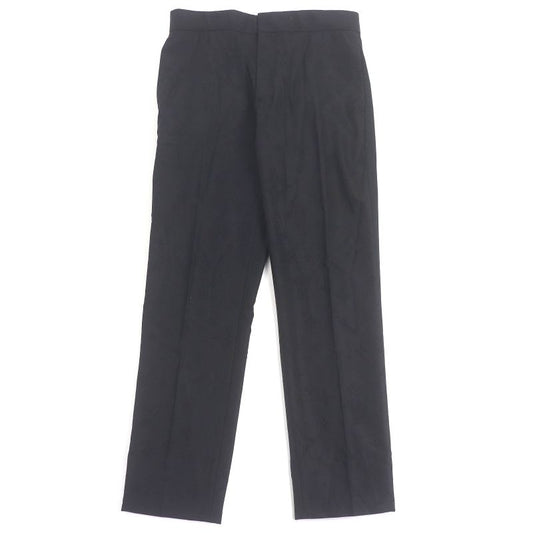 Louis Vuitton 22SS Monogram Embossed Logo Total Pattern Slacks Pants Black 38