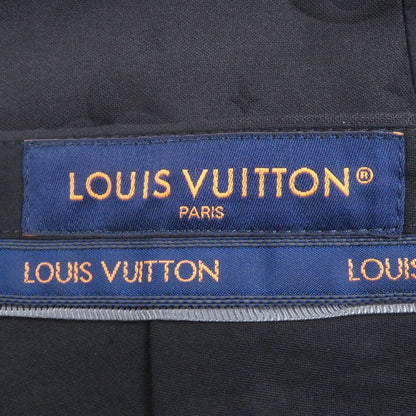 Louis Vuitton 22SS Monogram Embossed Logo Total Pattern Slacks Pants Black 38