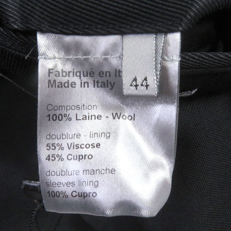 DIOR Homme DIOR Homme 8h3131360687 Long Jacket Chester Coat Black 44 With