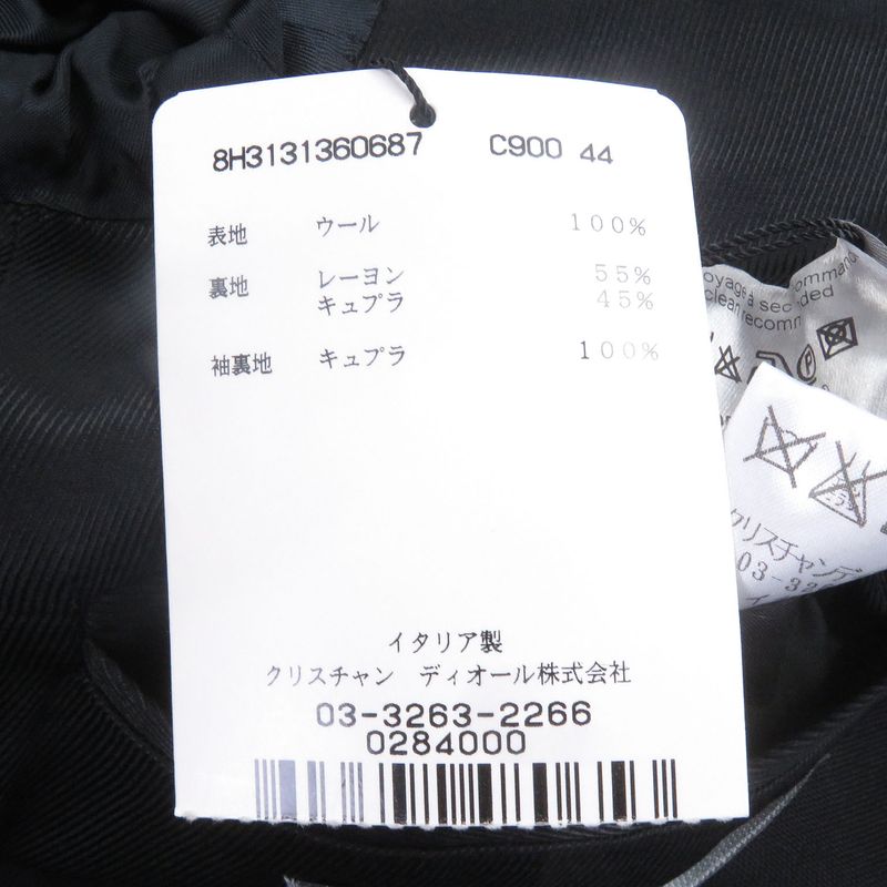 DIOR Homme DIOR Homme 8h3131360687 Long Jacket Chester Coat Black 44 With