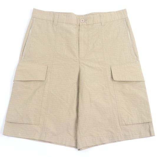 Louis Vuitton 23AW LV Logo Signature Ripstop Shorts Beige 50 Made In Italy