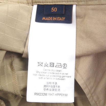 Louis Vuitton 23AW LV Logo Signature Ripstop Shorts Beige 50 Made In Italy