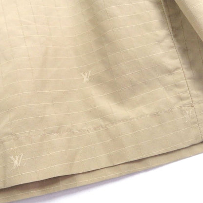 Louis Vuitton 23AW LV Logo Signature Ripstop Shorts Beige 50 Made In Italy