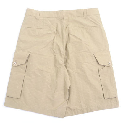 Louis Vuitton 23AW LV Logo Signature Ripstop Shorts Beige 50 Made In Italy