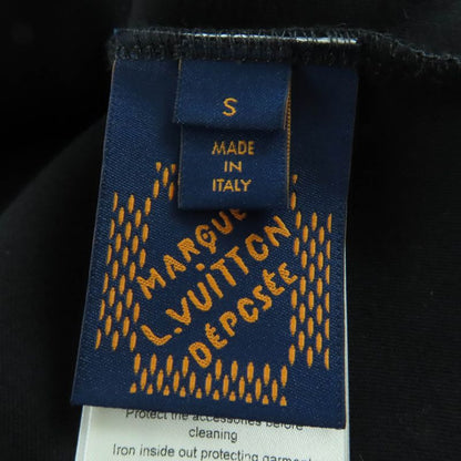 Louis Vuitton 24SS Cotton Embroidered Jersey Faux Pearl Zip Hoodie Black S With