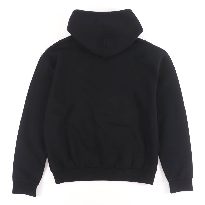 Louis Vuitton 24SS Cotton Embroidered Jersey Faux Pearl Zip Hoodie Black S With