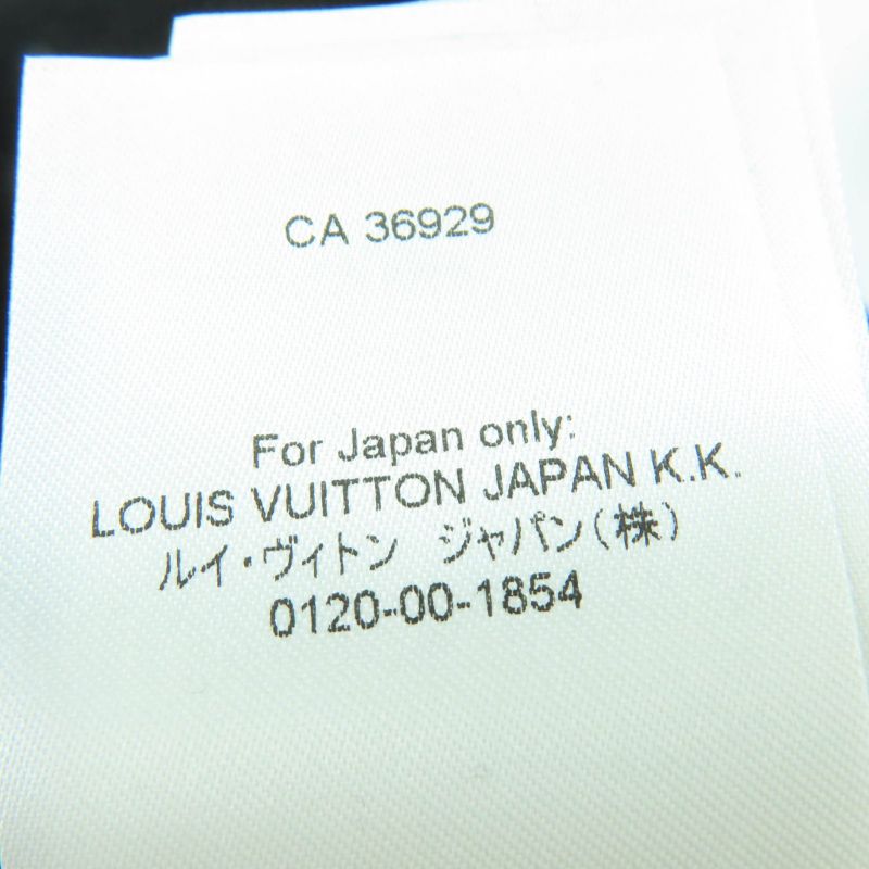 Louis Vuitton 24SS Cotton Embroidered Jersey Faux Pearl Zip Hoodie Black S With