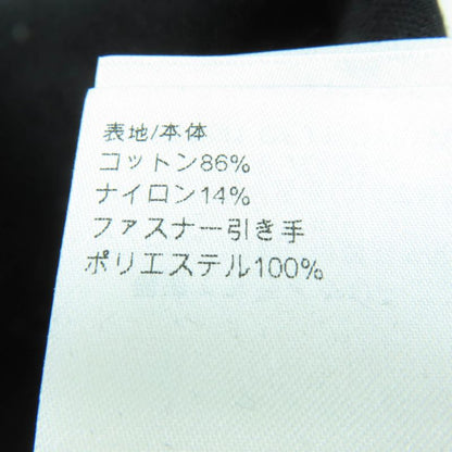 Louis Vuitton 24SS Cotton Embroidered Jersey Faux Pearl Zip Hoodie Black S With