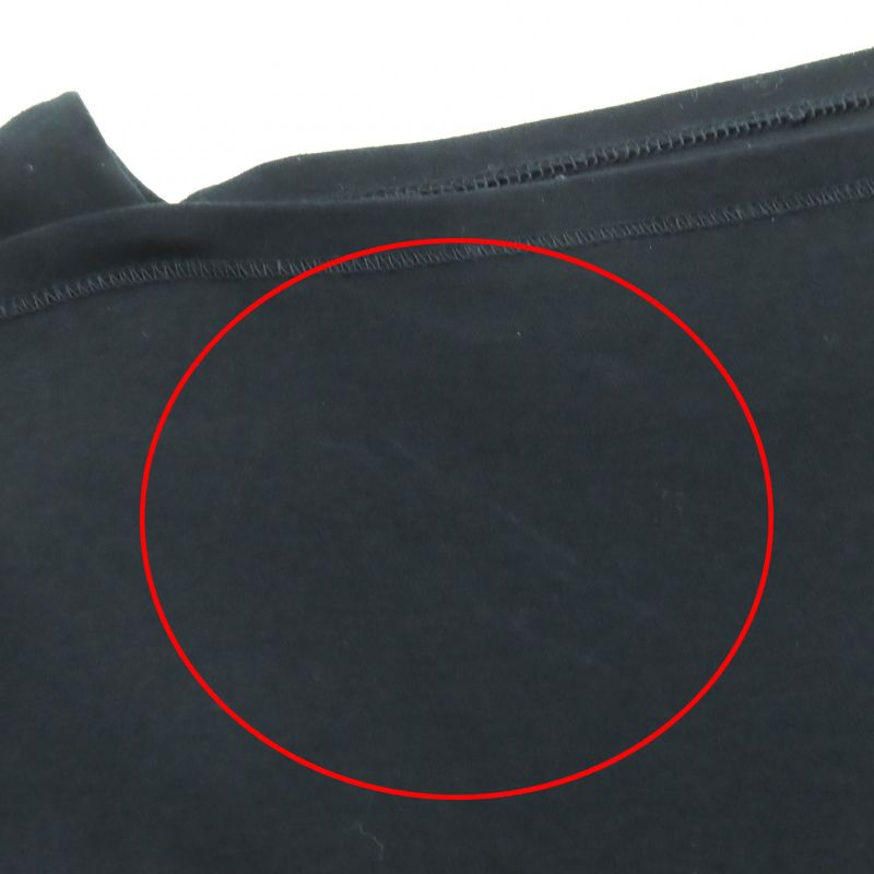 Hermes 100% Cotton Embroidered Pockets Boat Neck Tunic Dress Black 36 Made In