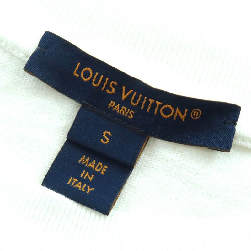 Louis Vuitton 24SS 100% Cotton LV Chain Logo Patch Crew Neck Short Sleeve