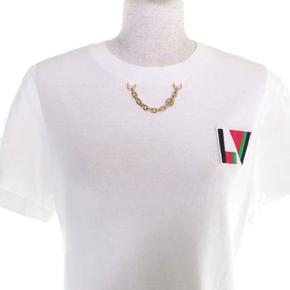 Louis Vuitton 24SS 100% Cotton LV Chain Logo Patch Crew Neck Short Sleeve