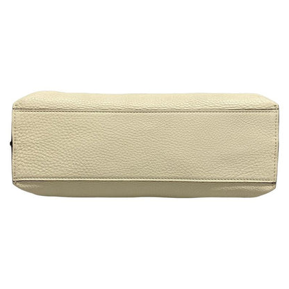 Gucci Handbag Bamboo Classic 370831 Ivory Leather