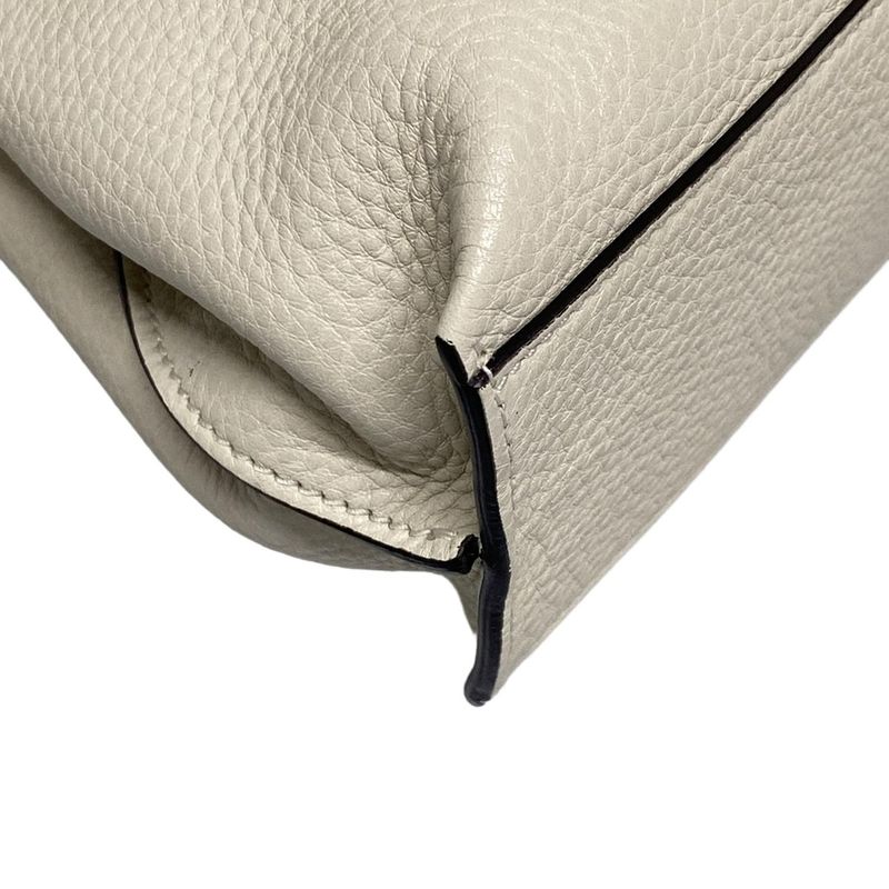 Gucci Handbag Bamboo Classic 370831 Ivory Leather