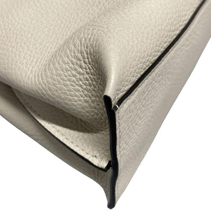 Gucci Handbag Bamboo Classic 370831 Ivory Leather