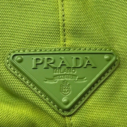 Prada Canvas 2-Way Bag Vivid Green Bag