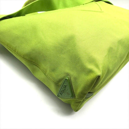 Prada Canvas 2-Way Bag Vivid Green Bag