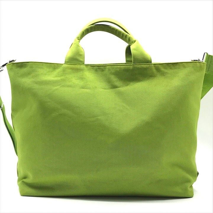Prada Canvas 2-Way Bag Vivid Green Bag