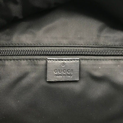 Guccissima Sherry Line Leather Backpack Black Travel Bag