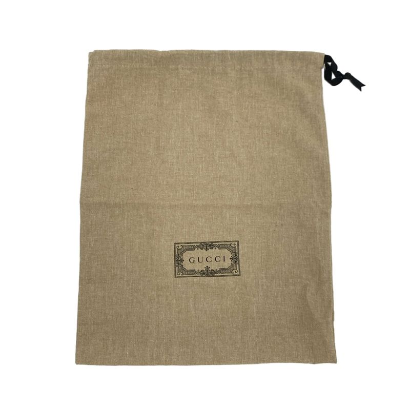 Gucci Shoulder Bag GG Marmont Mini Bucket Bag 573817 Black And Beige Chain