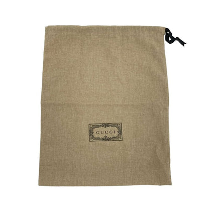 Gucci Shoulder Bag GG Marmont Mini Bucket Bag 573817 Black And Beige Chain