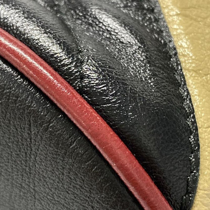 Gucci Shoulder Bag GG Marmont Mini Bucket Bag 573817 Black And Beige Chain