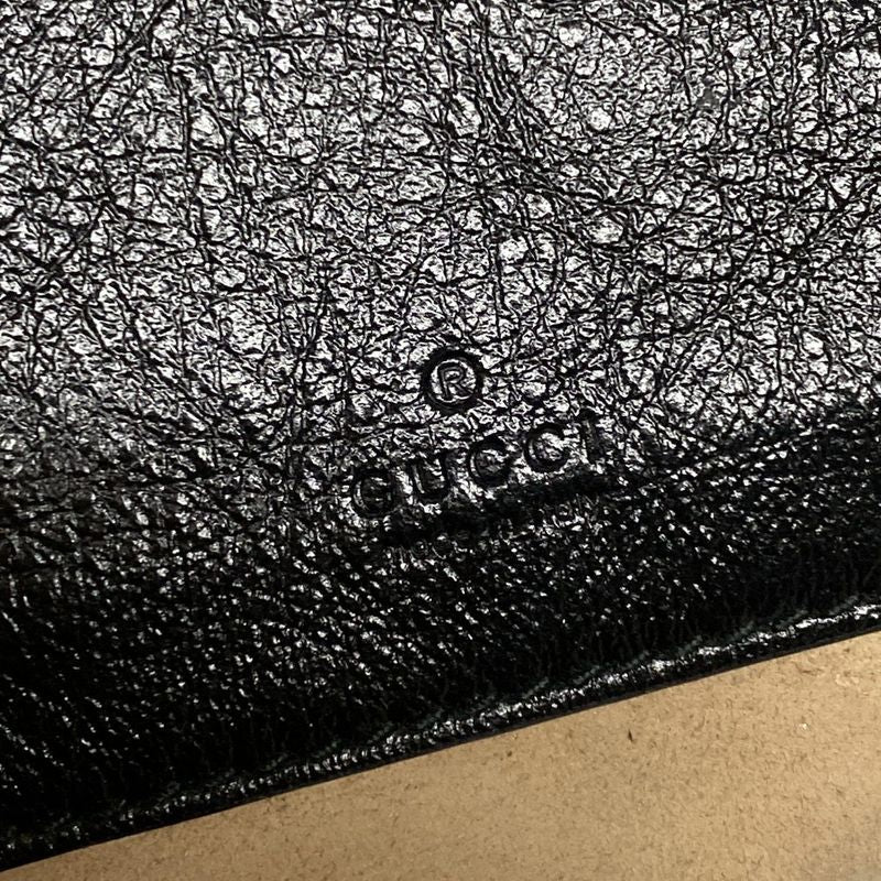 Gucci Shoulder Bag GG Marmont Mini Bucket Bag 573817 Black And Beige Chain