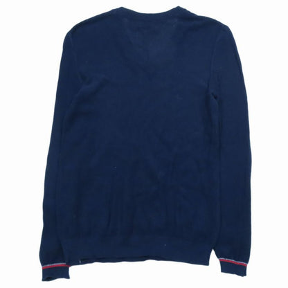Good Gucci Cotton Knit Sweater Sleeve Line Long Sleeve V Neck Cut and Sewn