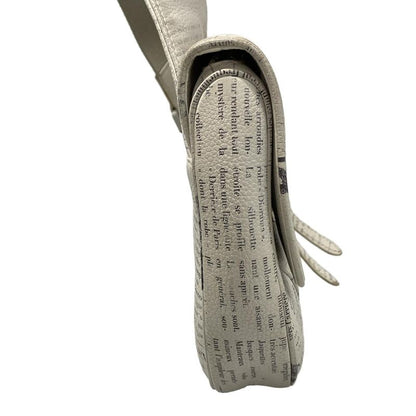 Dior/christian Dior Shoulder Bag Saddle Bag 1adpo093ywl_h51e White And Gray