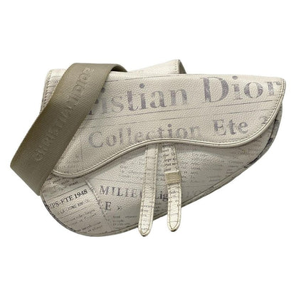 Dior/christian Dior Shoulder Bag Saddle Bag 1adpo093ywl_h51e White And Gray