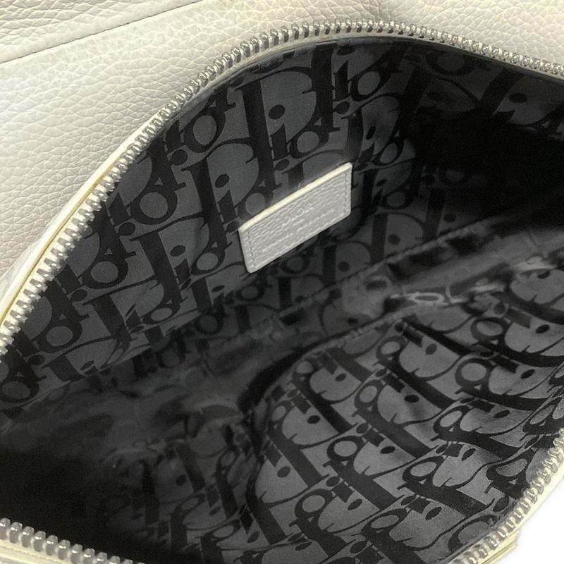 Dior/christian Dior Shoulder Bag Saddle Bag 1adpo093ywl_h51e White And Gray