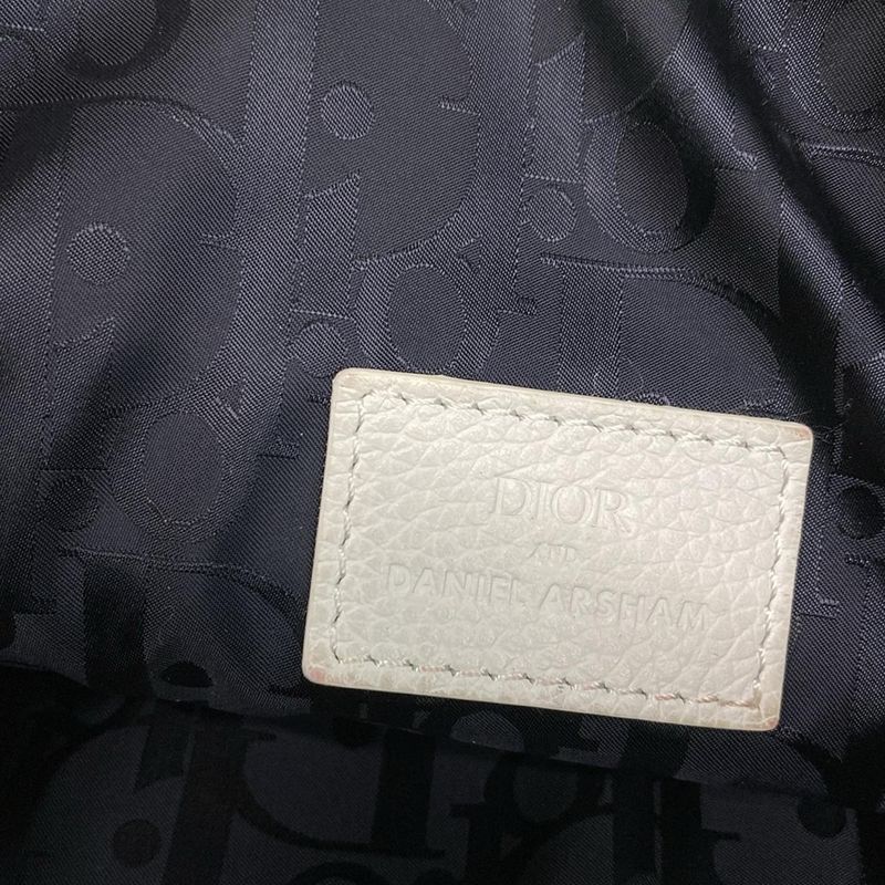 Dior/christian Dior Shoulder Bag Saddle Bag 1adpo093ywl_h51e White And Gray