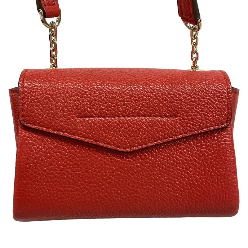 Cartier Shoulder Bag Panthère De Cartier Micro Chain Bag Red Mini Bag Leather