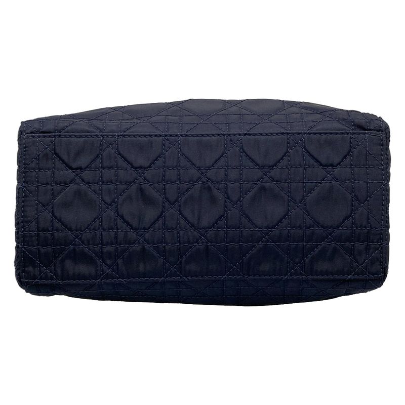 Dior/christian Dior Handbag Lady Dior Medium Bag Dark Navy Leather