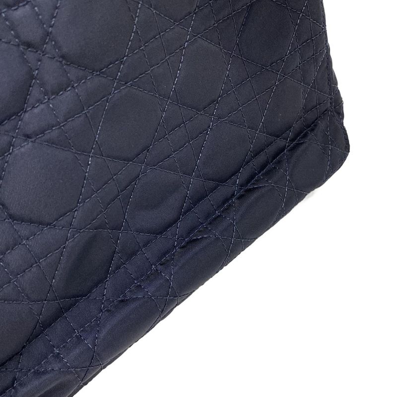 Dior/christian Dior Handbag Lady Dior Medium Bag Dark Navy Leather