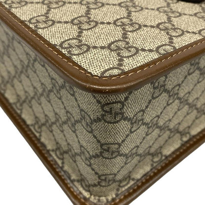 Gucci Handbag Horsebit 1955 Small Top Handle Bag/gg Plus GG Supreme 627323 Dark