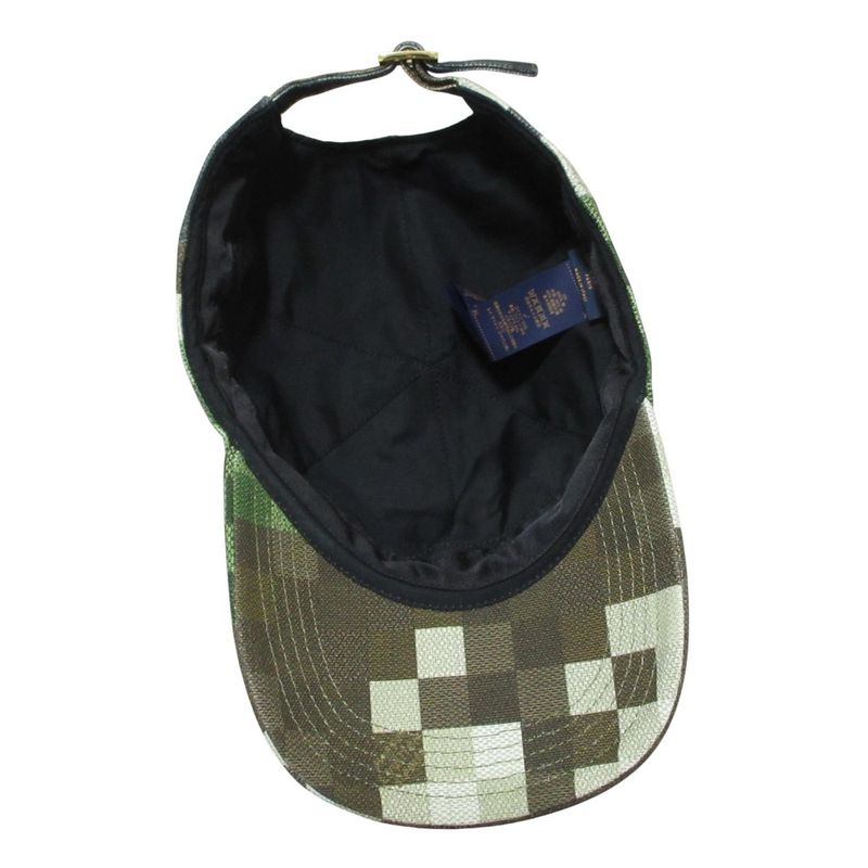 Cleaned Louis Vuitton Damoflage M7363m Cap Hat Green Men Ladies Used