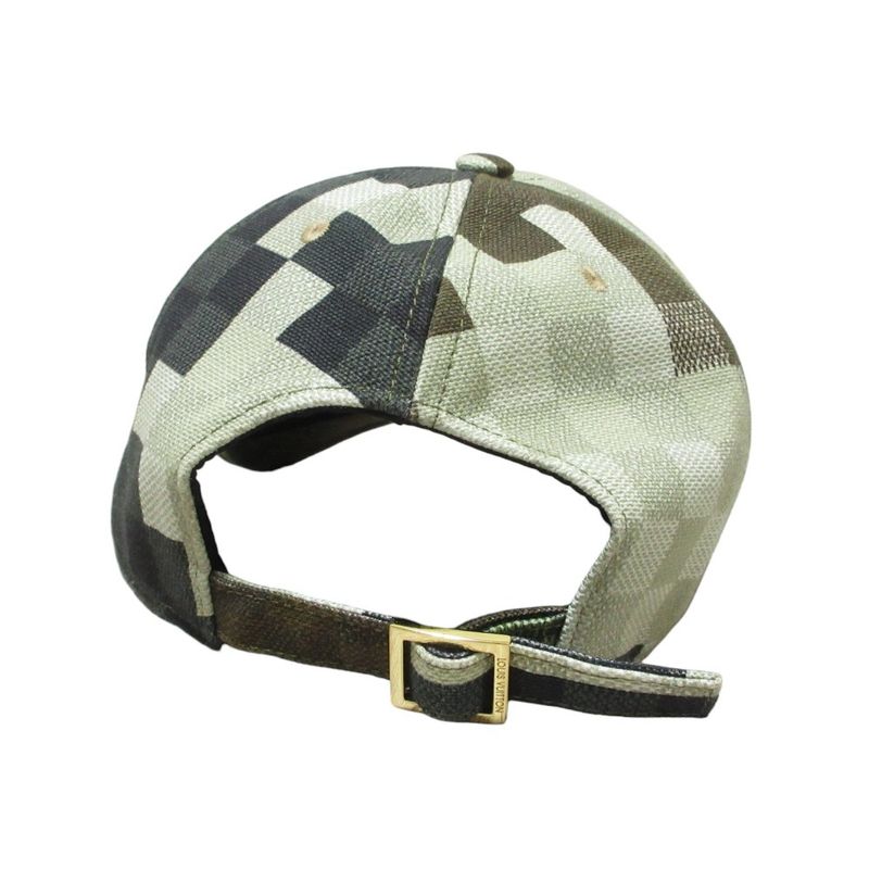 Cleaned Louis Vuitton Damoflage M7363m Cap Hat Green Men Ladies Used