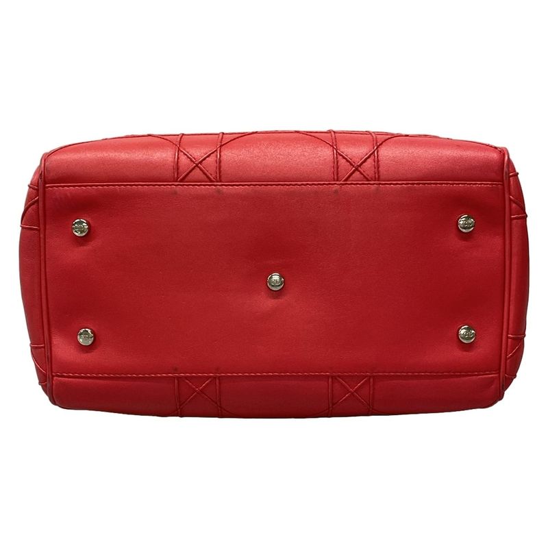 Dior/christian Dior Tote Bag Granville Pink Leather