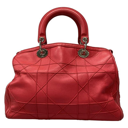 Dior/christian Dior Tote Bag Granville Pink Leather