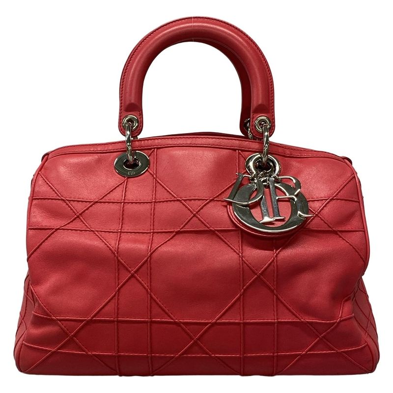 Dior/christian Dior Tote Bag Granville Pink Leather
