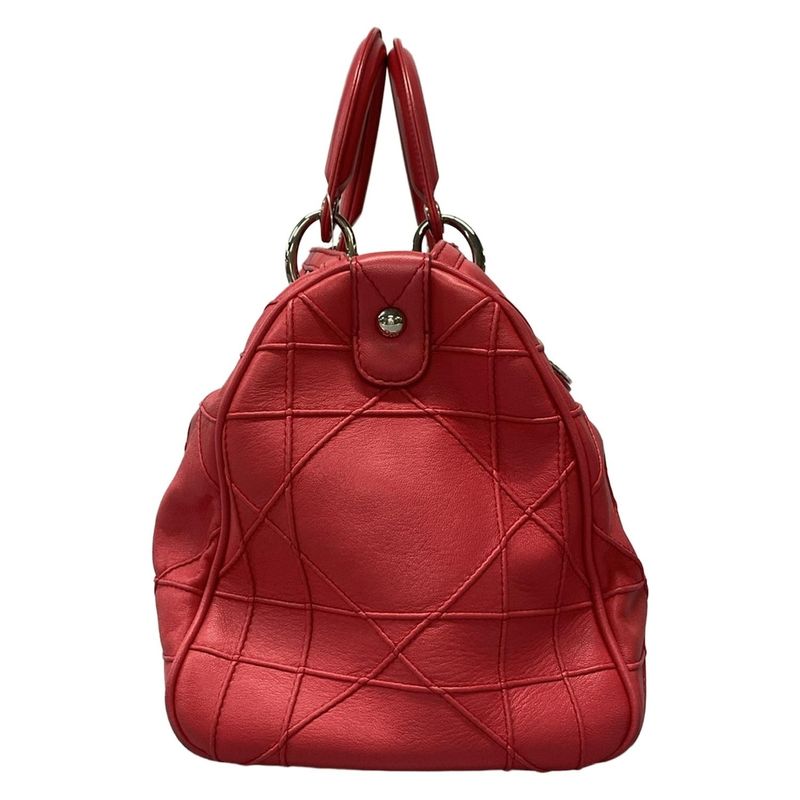 Dior/christian Dior Tote Bag Granville Pink Leather