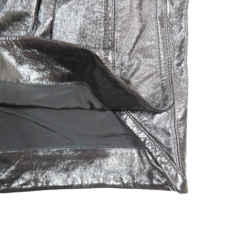 Unused Christian Dior Lamb Leather Wide Shorts Wes Togo M Shorts Bottoms Black