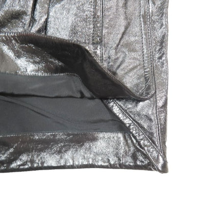 Unused Christian Dior Lamb Leather Wide Shorts Wes Togo M Shorts Bottoms Black