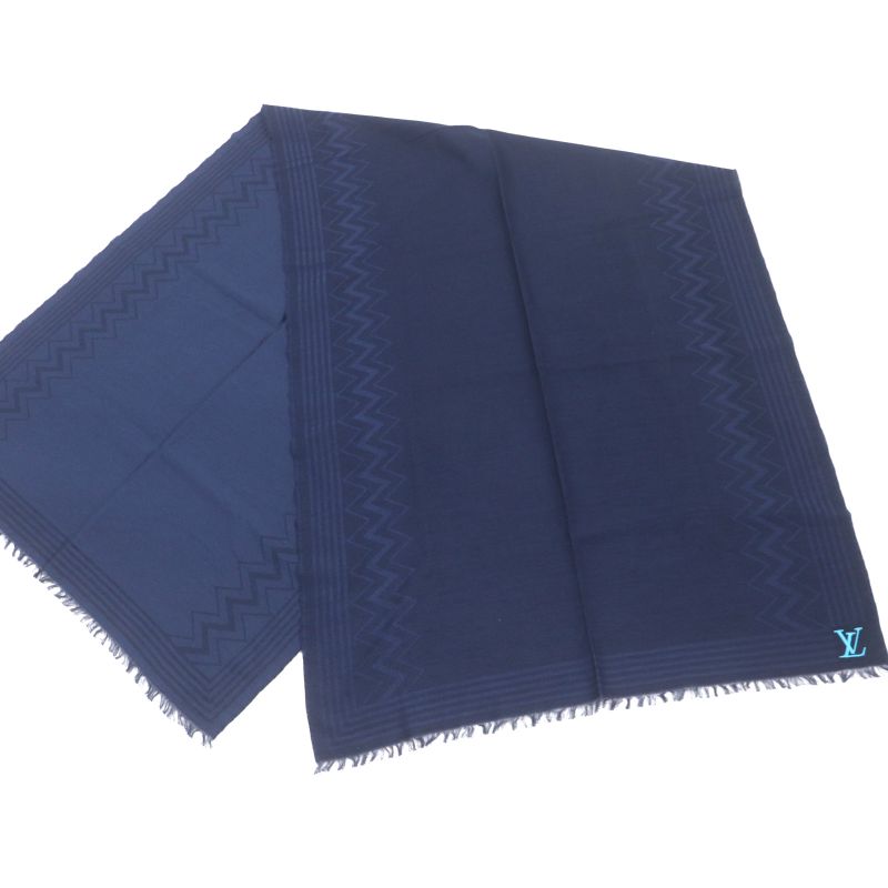  Louis Vuitton 2022 M77583 Etoile LV Zigzag Silk Blend Logo Embroidery Large